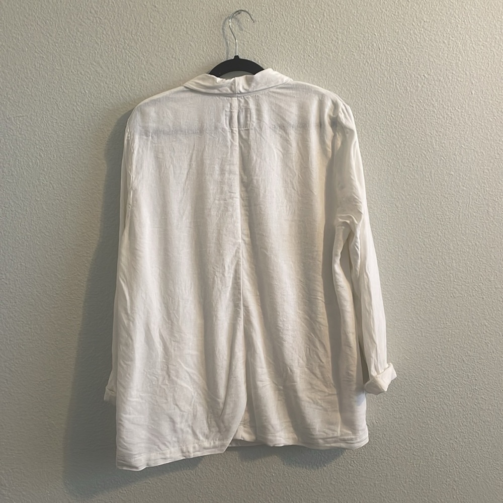 Linen blend blazer - Picture 3 of 5